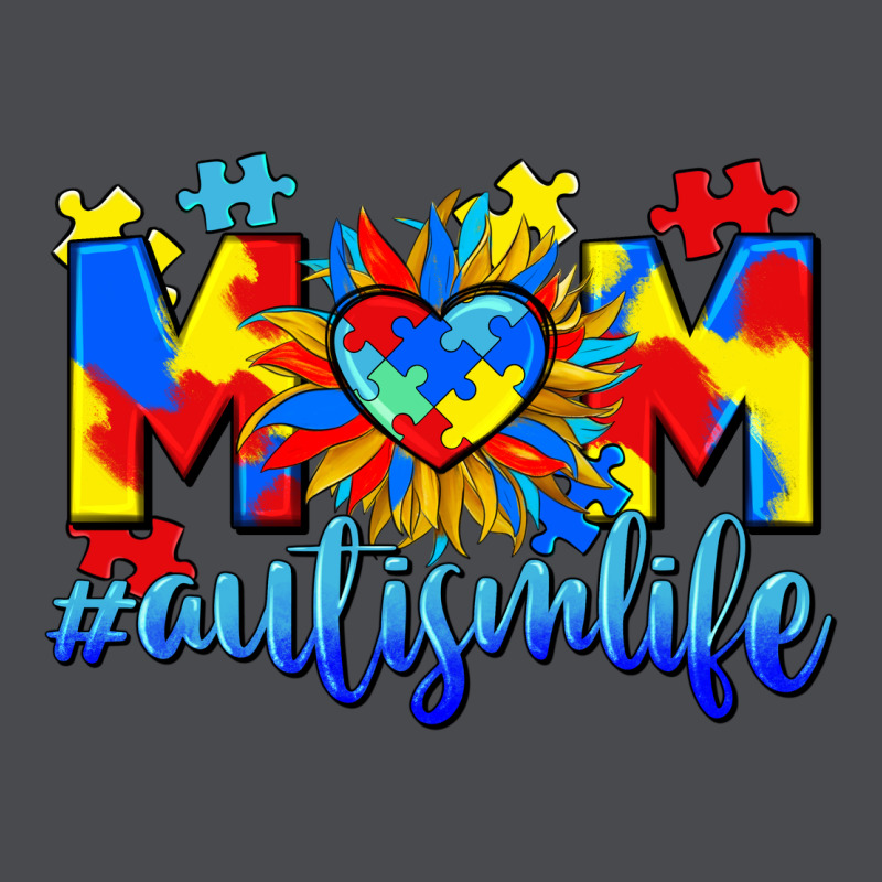 Mom Autism Life Zipper Hoodie by CowGirlArtShop | Teevron