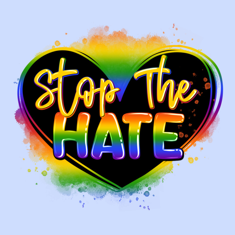 Stop The Hate Pride Lgbtq Heart Urban Heavy Tee by LillyAllenDesigns | Teevron