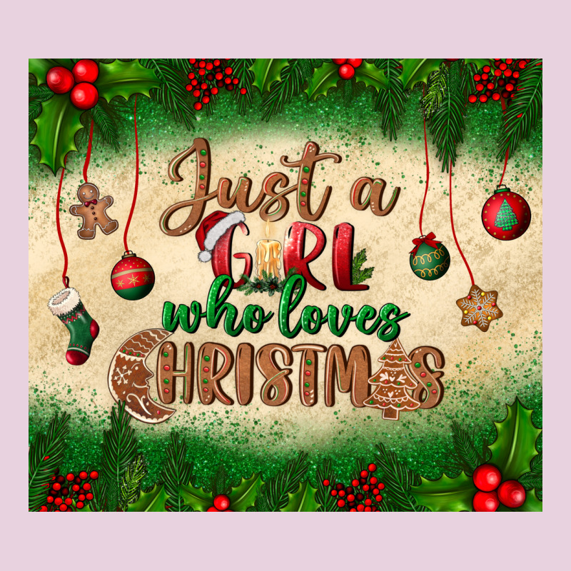 Just A Girl Who Loves Christmas Tumbler Classic Tee by BundleAndBundleShop | Teevron
