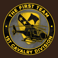 The First Team 1st Cavalry Division Heavy Core Tee | Teevron