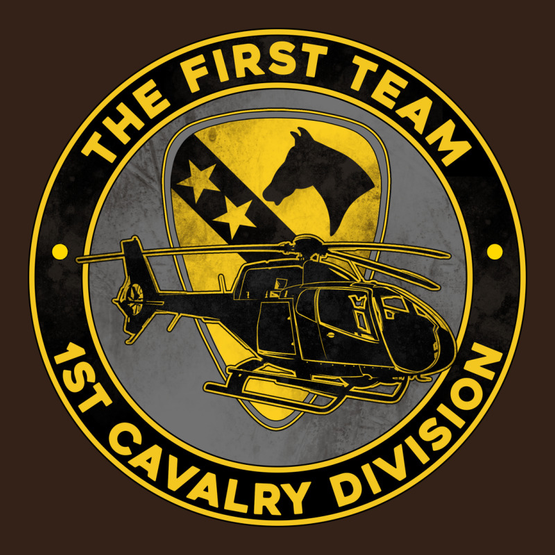 The First Team 1st Cavalry Division Heavy Core Tee by Jasminsmagicworld | Teevron