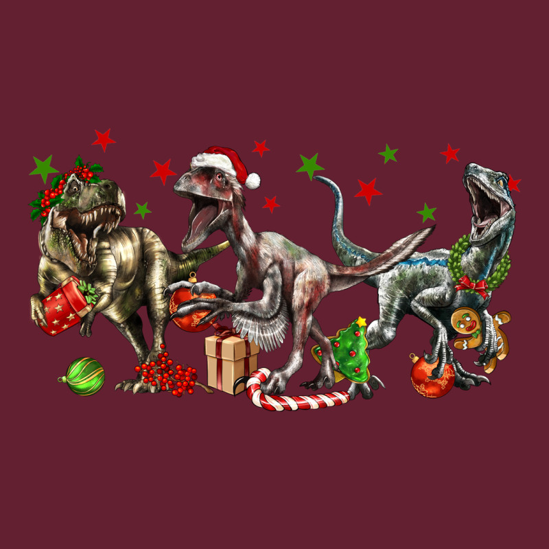 Three Christmas Dinosaurs Classic Tee by LillyAllenDesigns | Teevron