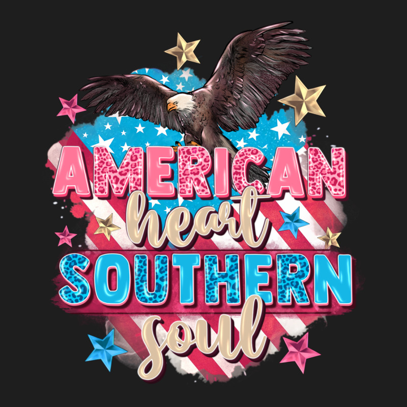 American Heart Southern Soul 4th Of July Heavyweight Hoodie by FaDigitalArtStudio | Teevron