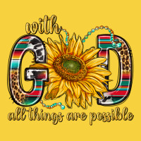 With God All Things Are Possible With Sunflower Bbs Premium Sweatshirt | Teevron