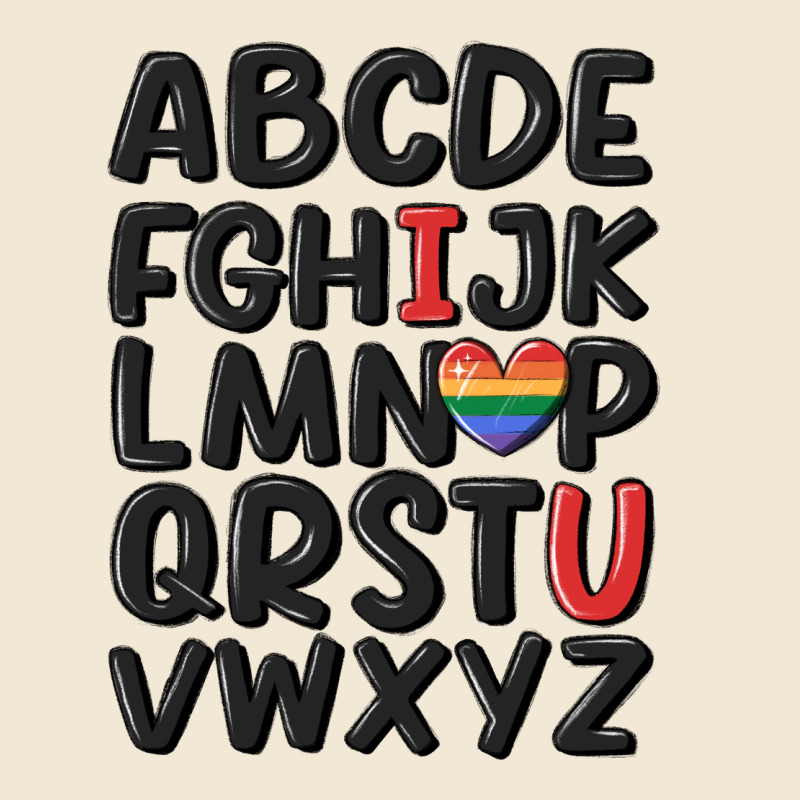 Pride Alphabet Premium Tee by MaliasSmallBusiness | Teevron