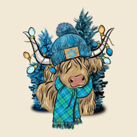 Winter Long Haired Cow Ladies Tee | Teevron