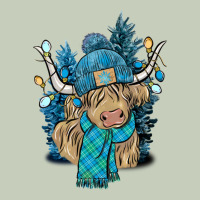 Winter Long Haired Cow Ladies Tee | Teevron
