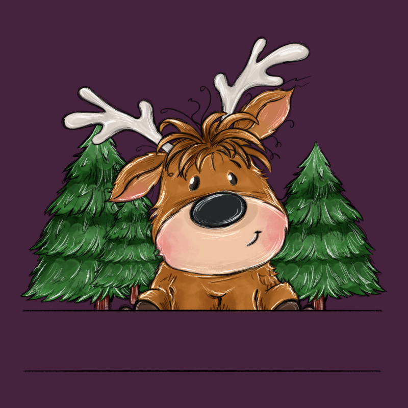 Personalized Christmas Deer Premium Tee by MaliasSmallBusiness | Teevron