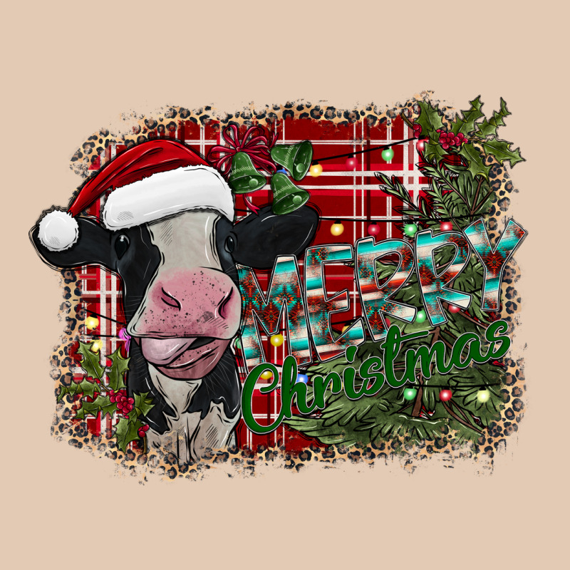 Merry Christmas Cow Urban Hoodie by CowhideDigitalArt | Teevron