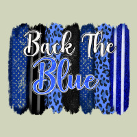 Back The Blue Brushstrokes Heavyweight Hoodie | Teevron