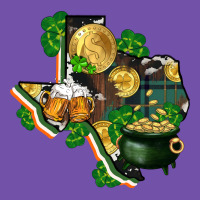 Texas Map St Patricks Day Premium Sweatshirt | Teevron