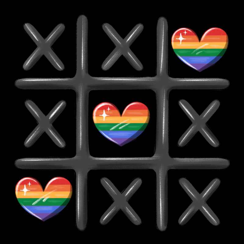 Pride Tic Tac Toe Premium Tee by MaliasSmallBusiness | Teevron