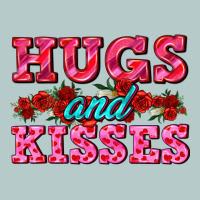 Hugs And Kisses Valentines Heavy Core Tee | Teevron