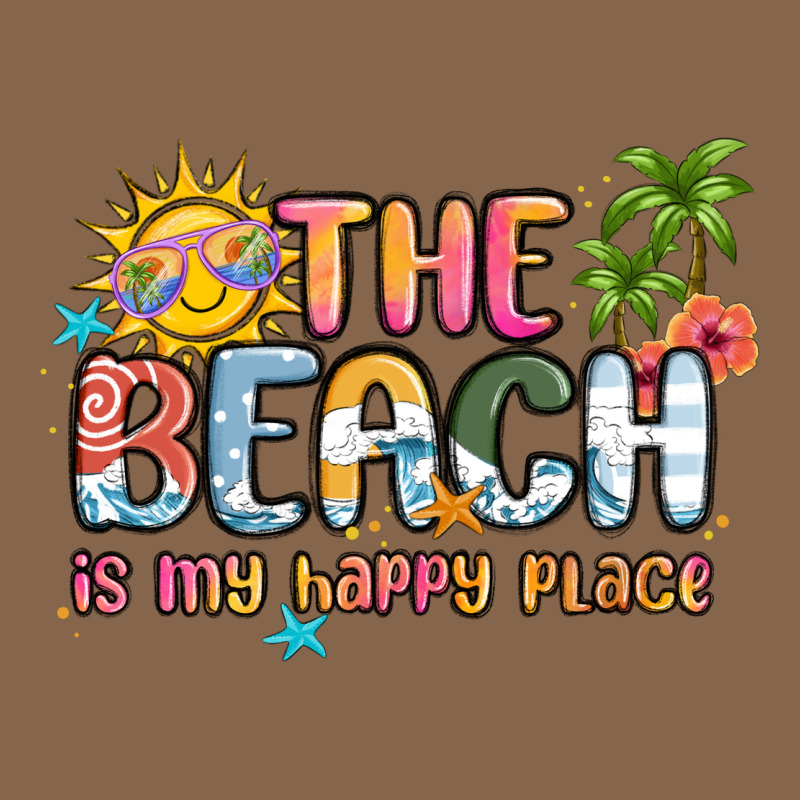 The Beach Is My Happy Place Premium Tee by MaliasSmallBusiness | Teevron