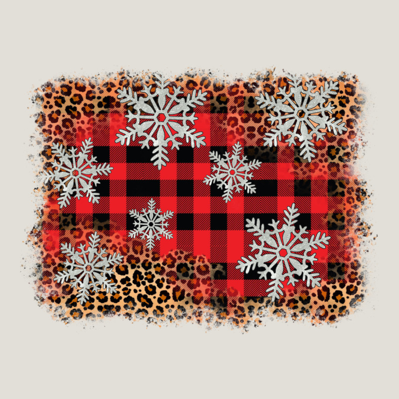 Snowflake Background Heavy Core Tee by BarkalooDesign | Teevron
