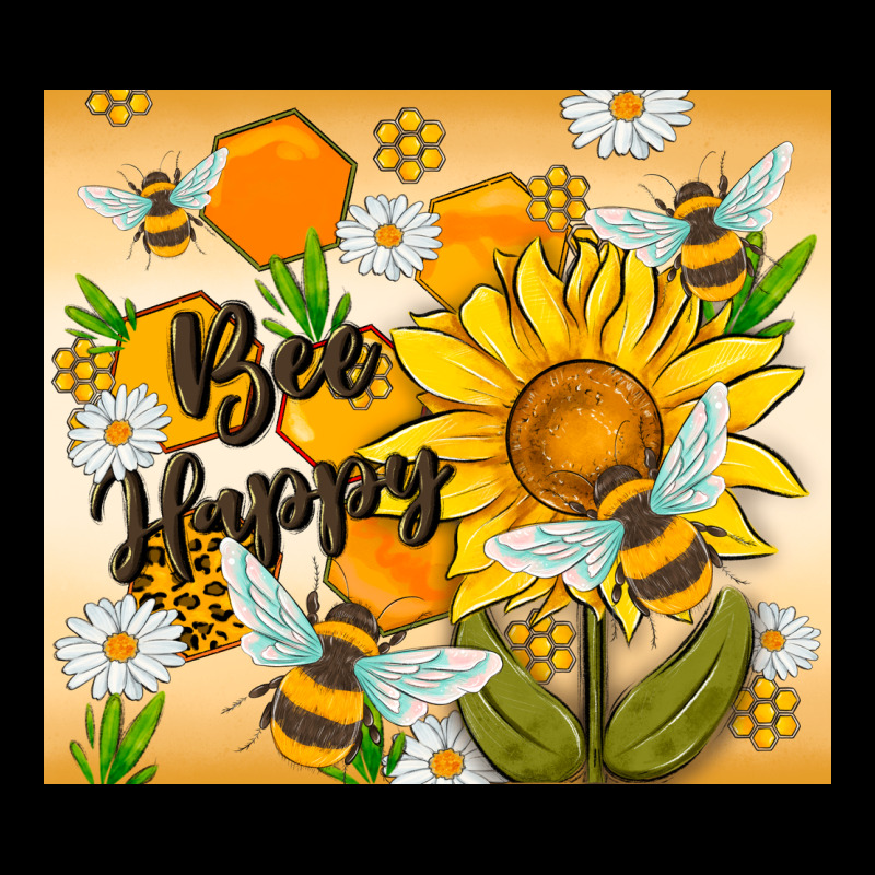 Bee Happy Premium Tee by MaliasSmallBusiness | Teevron