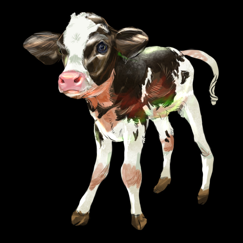 Holstein Calf Ladies Tee by LillyAllenDesigns | Teevron