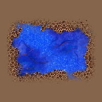Gemstone Blue Leopard Background Premium Tee | Teevron
