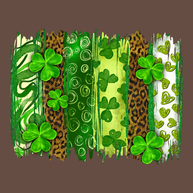 St Patricks Day Brush Stroke Long Sleeve Tee by RanaPortraitStore | Teevron