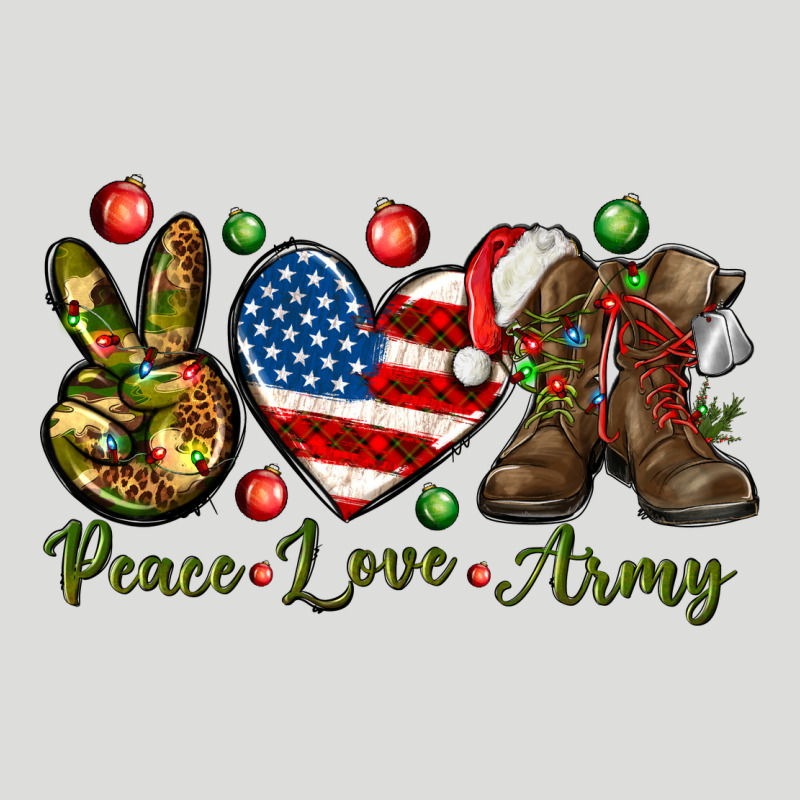 Peace Love Army Christmas 4th Of July Zipper Hoodie by HowdyJamesFarm | Teevron