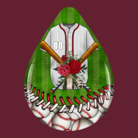 Baseball And Western Roses Teardrop  2 Classic Tee | Teevron