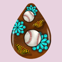 Baseball And Western Roses Teardrop  1 Classic Tee | Teevron