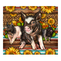 Western Cute Hampshire Pigs | Teevron