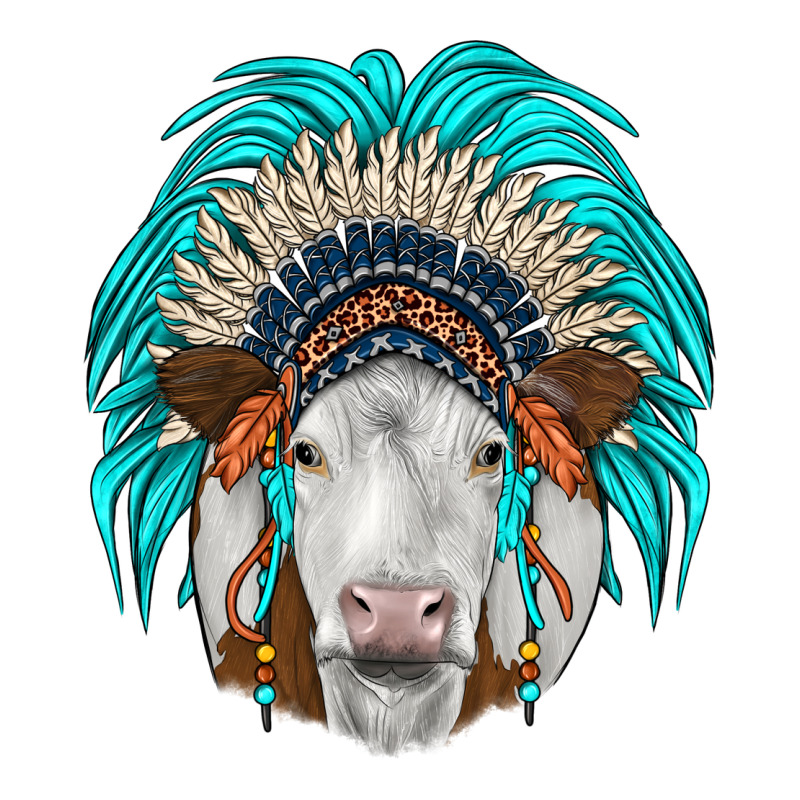 Simmental Indian Headdress Premium Tee by JahusDesignShop | Teevron