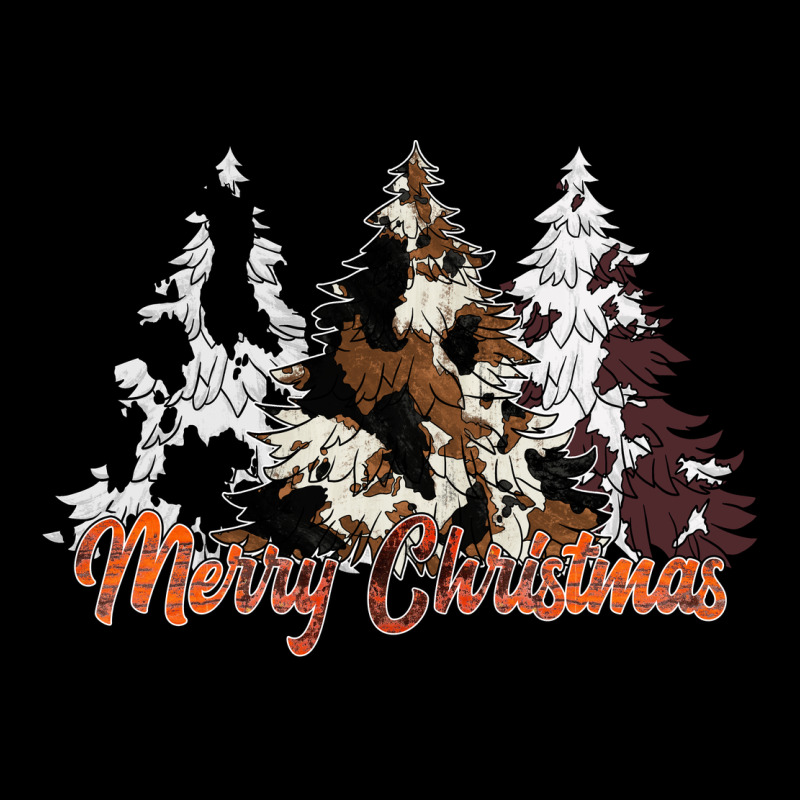 Merry Christmas Cowhide Trees Urban Hoodie by CowhideDigitalArt | Teevron