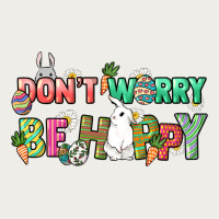 Don't Worry Be Hoppy Easter Day Zipper Hoodie | Teevron