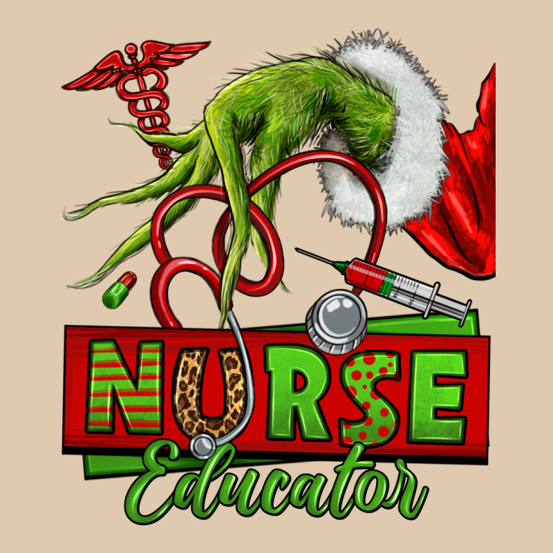 Grinch Hand Nurse Educator Heavyweight Sweatshirt by NancyCooperArtShop | Teevron