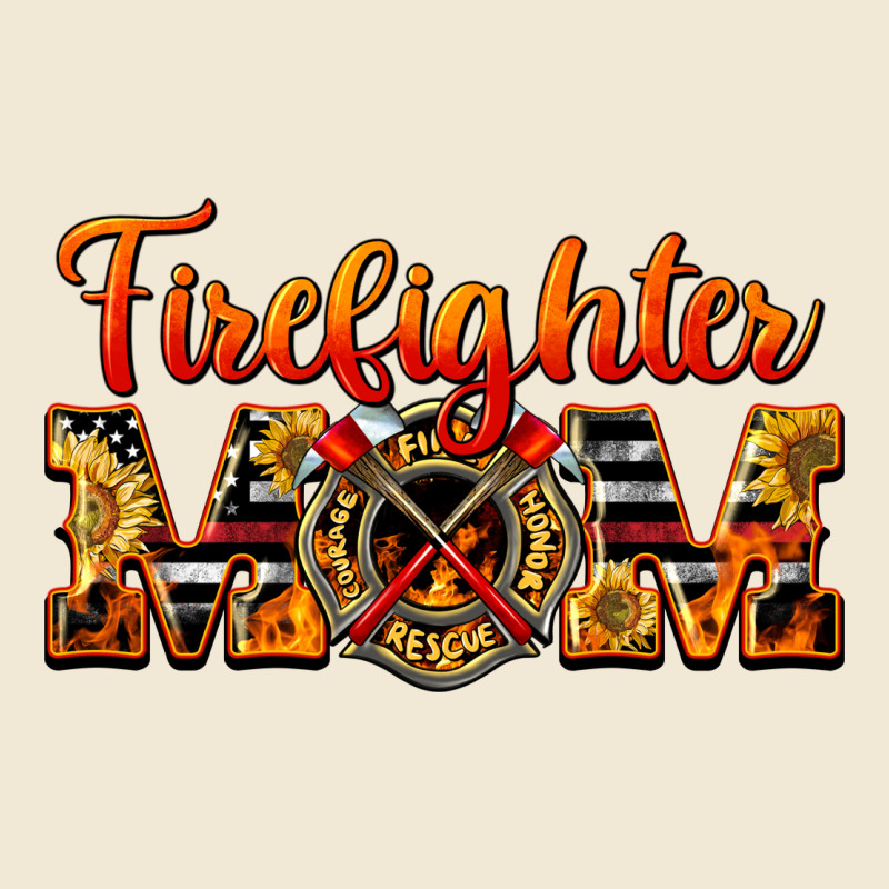 American Firefighter Mom Ladies Tee by LillyAllenDesigns | Teevron
