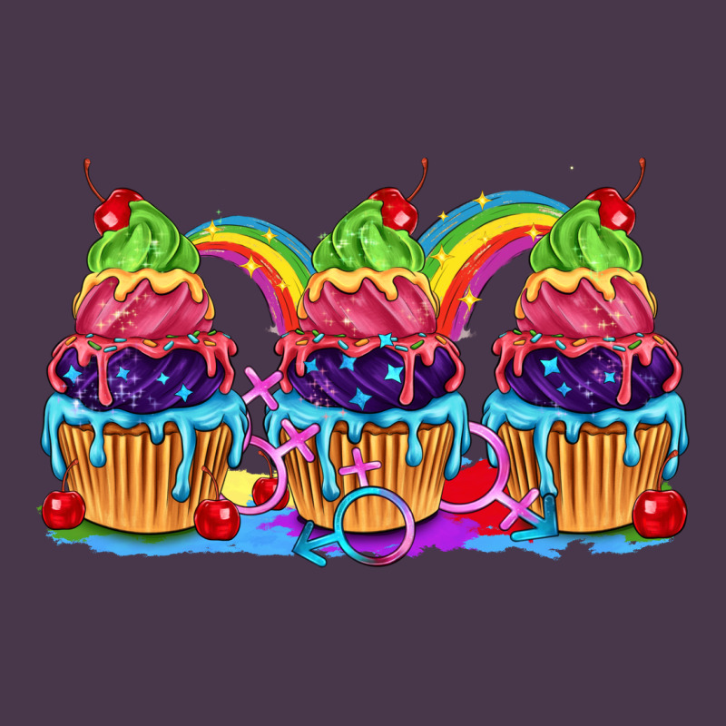Pride Cupcake Heavyweight Hoodie by FaDigitalArtStudio | Teevron