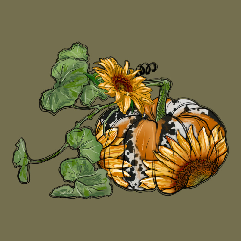 Sunflower Pumpkin Vintage Hoodie by RanaPortraitStore | Teevron
