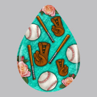 Baseball And Western Roses Teardrop  5 Classic Tee | Teevron