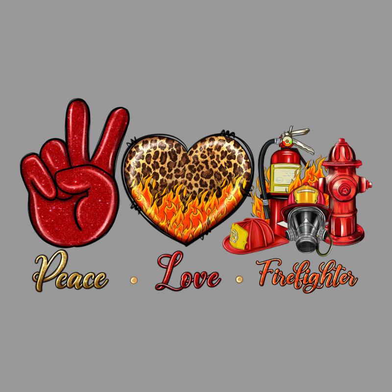 Peace Love Firefighter Vintage Hoodie by BundleAndBundleShop | Teevron