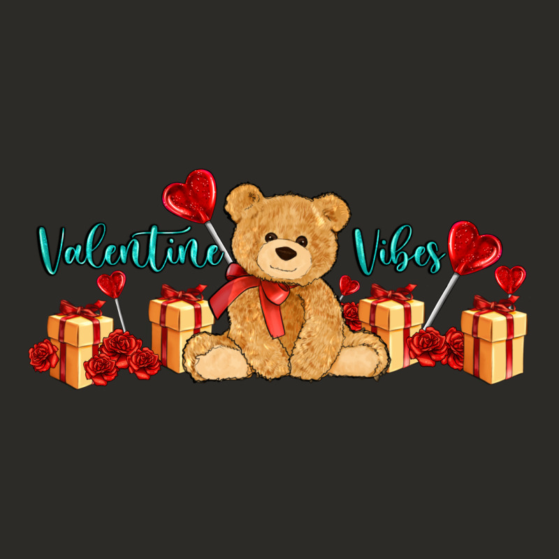 Valentines Vibes With Gifts And Bear Heavy Core Tee by AdoDesignShop | Teevron