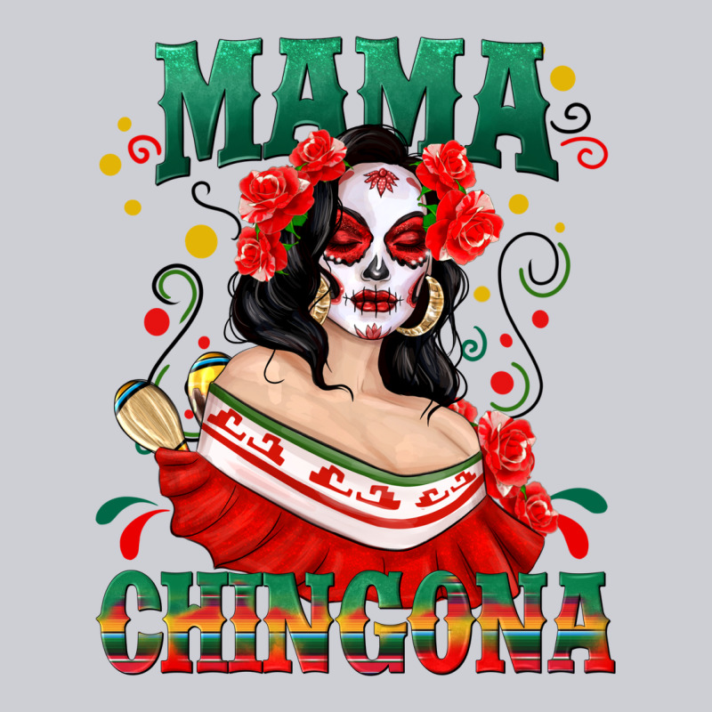 Mama Chingona Skull Heavyweight Sweatshirt by texasbilliewilder | Teevron