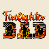 American Flag Firefighter Dad Ladies Tee | Teevron