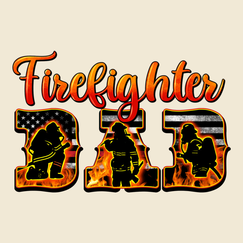 American Flag Firefighter Dad Ladies Tee by LillyAllenDesigns | Teevron