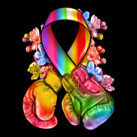 All Color Ribbon With Boxing Gloves Ladies Tee | Teevron
