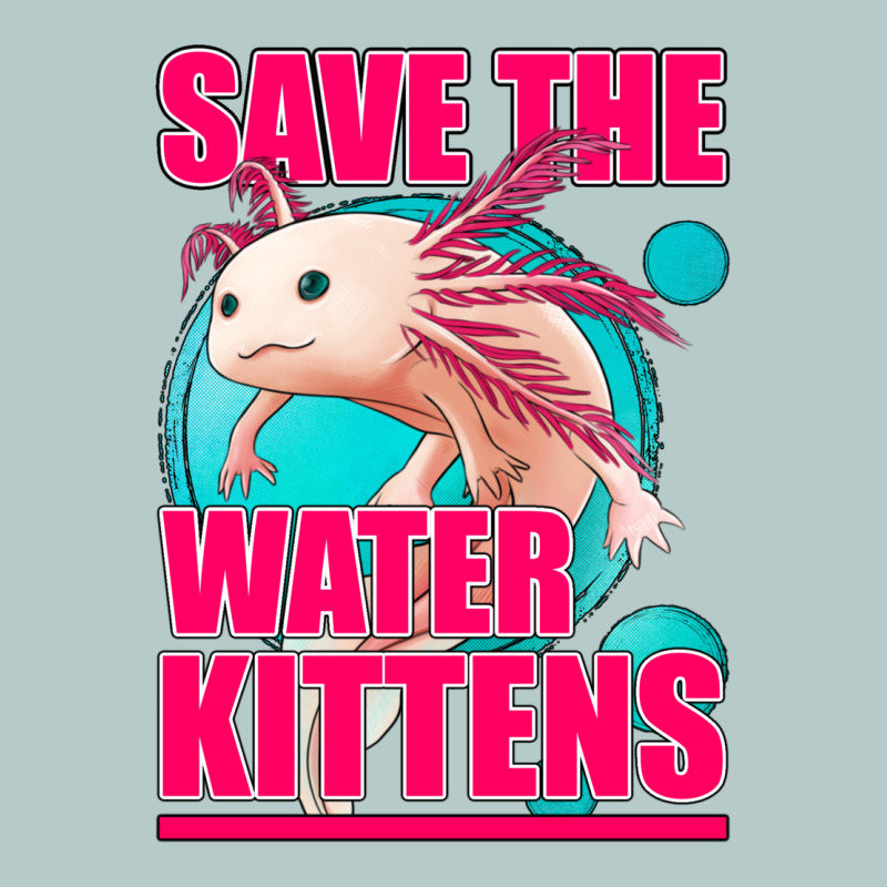 Save The Water Kittens Axolotl Heavy Core Tee by Jasminsmagicworld | Teevron