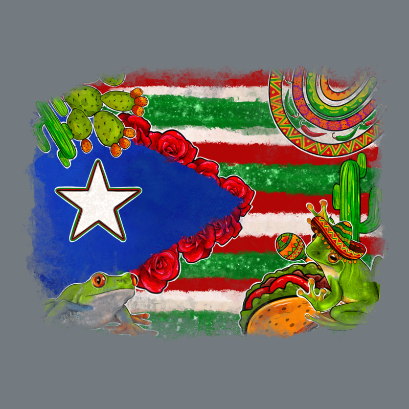 Mexico And Puerto Rico Flag Heavyweight Sweatshirt by texasbilliewilder | Teevron