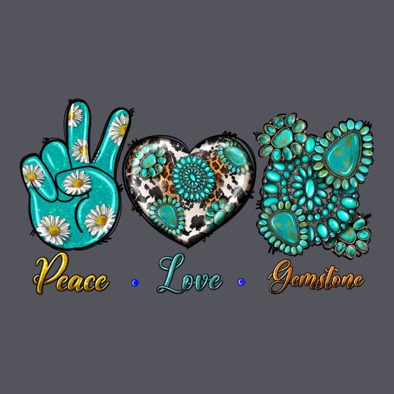 Peace Love Gemstone Vintage Hoodie by BundleAndBundleShop | Teevron
