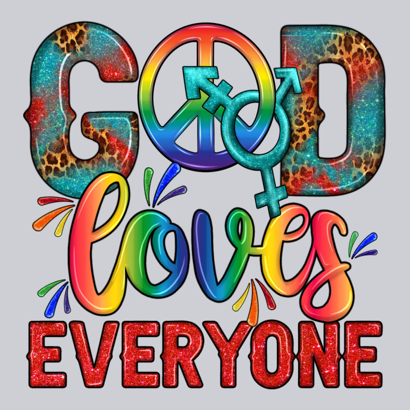 Lgbtq God Loves Everyone With Unicorn Classic Tee by BundleAndBundleShop | Teevron