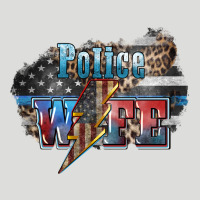 Police Wife Lightning Bolt 4th Of July Zipper Hoodie | Teevron