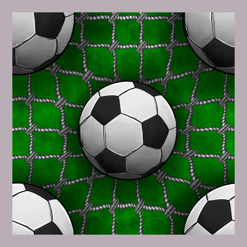 Soccer Ball With Goal Nets Seamless Pattern Vintage Tee by BundleAndBundleShop | Teevron