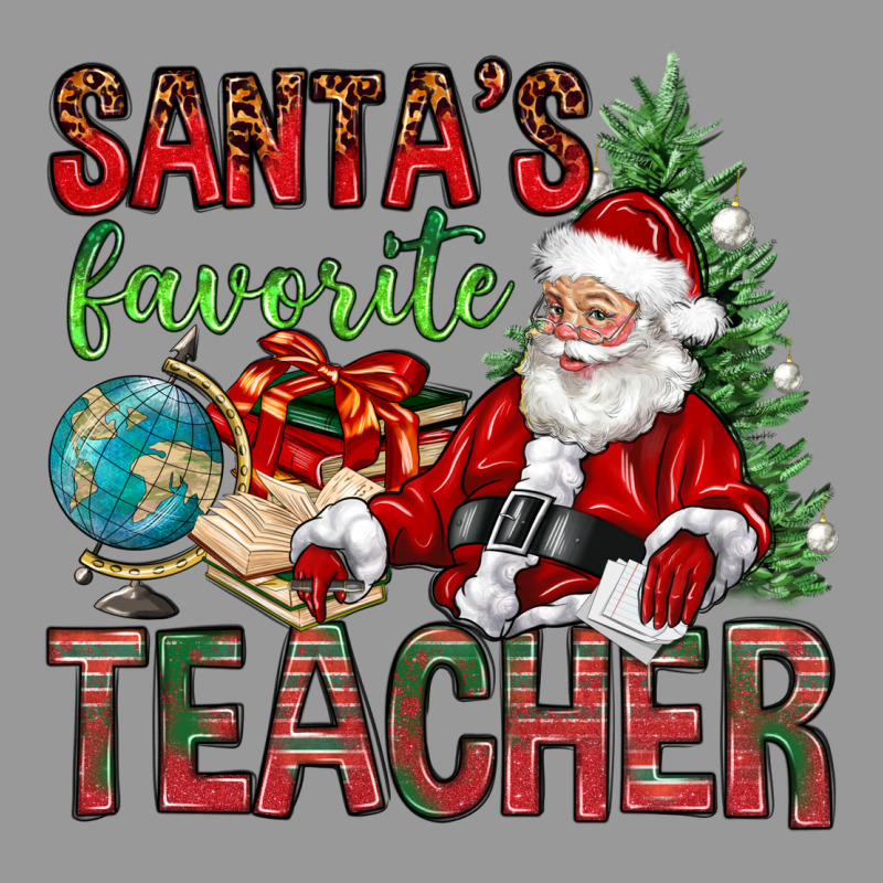 Santa's Favorite Teacher Vintage Hoodie by BundleAndBundleShop | Teevron