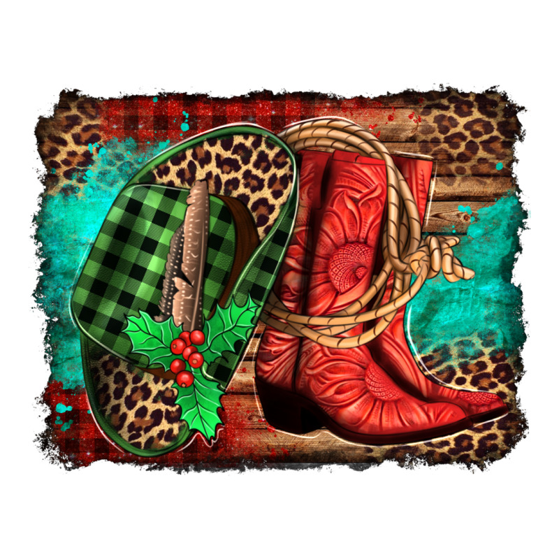 Country Boots Christmas Ladies Tee by Jasminsmagicworld | Teevron