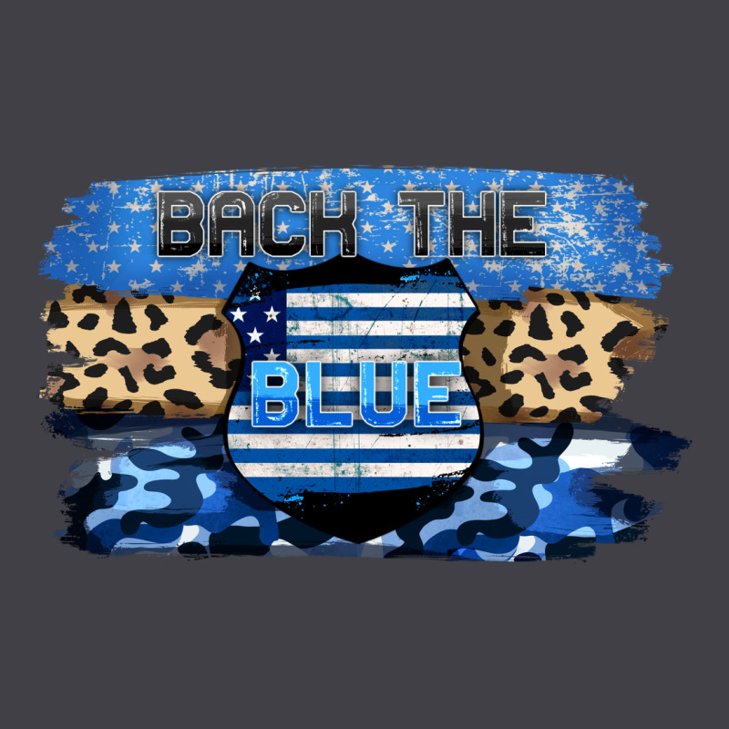 Back The Blue Heavyweight Hoodie by FaDigitalArtStudio | Teevron